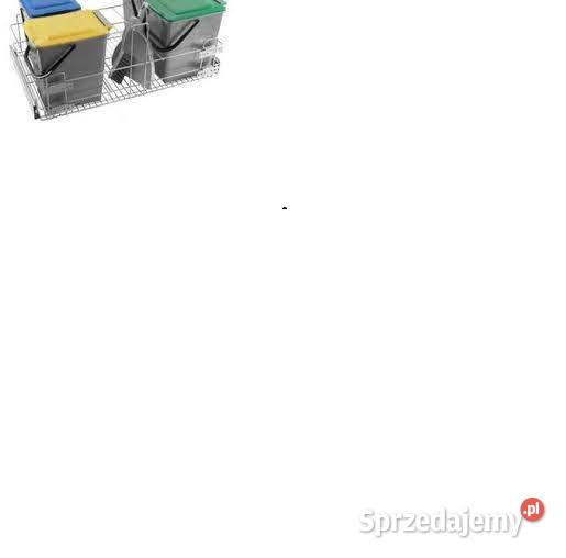 SORTOWNIK WKŁAD NA ODPADY SZUFLADA 80 4X10L