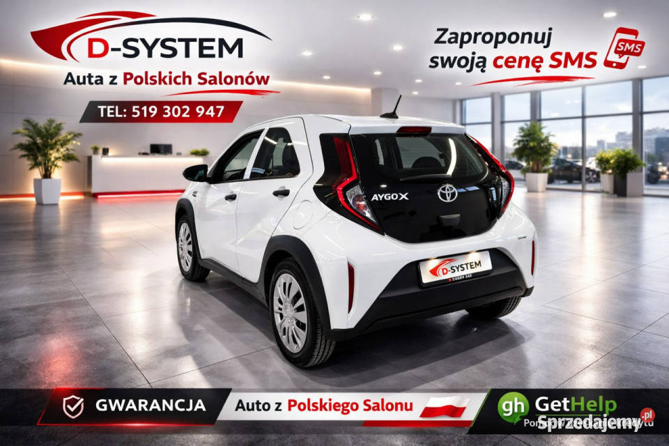 Toyota Aygo X 2022 Salon Polska 1Właściciel ledy tempomat Białystok