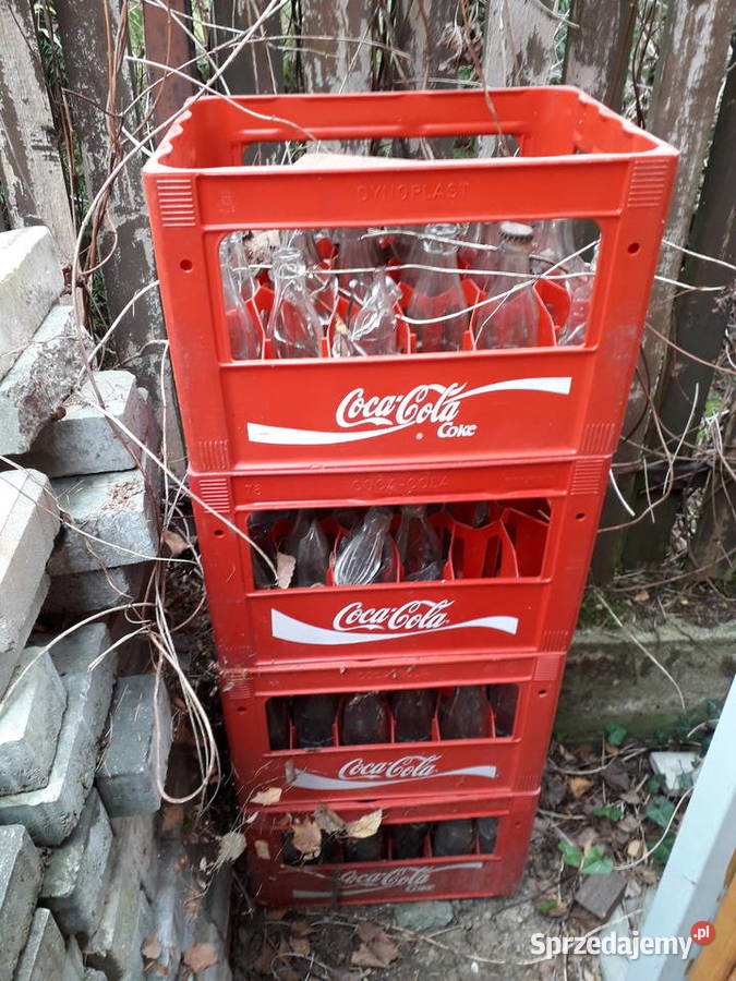 Skrzynki z butelkami Coca cola Warszawa