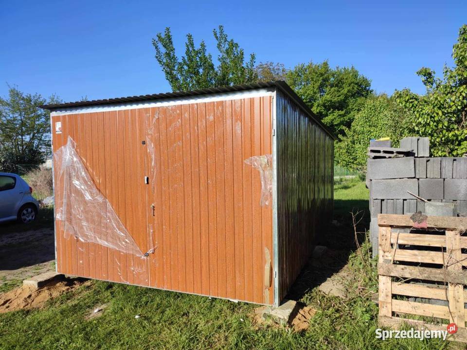 GARAŻE BLASZANE 3x5 PRODUCENT OGÓLNOPOLSKI 157zł/m2 zachodniopomorskie Wałcz sprzedam