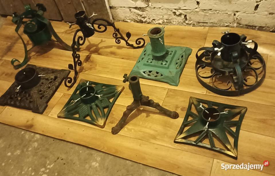 Stare solidne stabilne stojaki pod choinkę 8