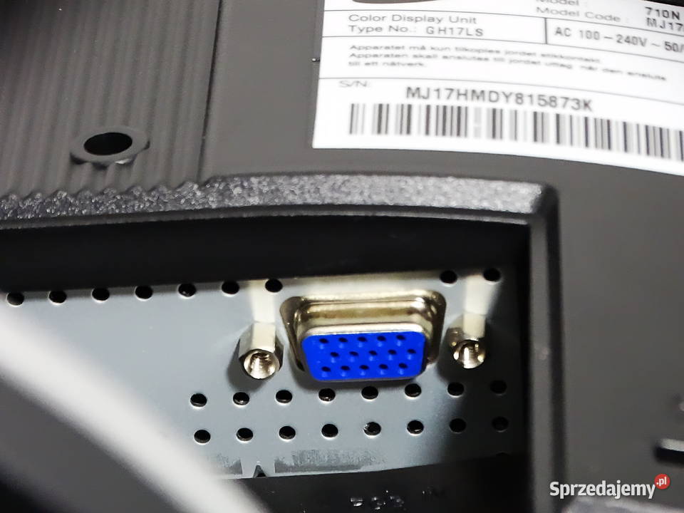 Monitor Samsung SyncMaster 710N 17 Biłgoraj sprzedam