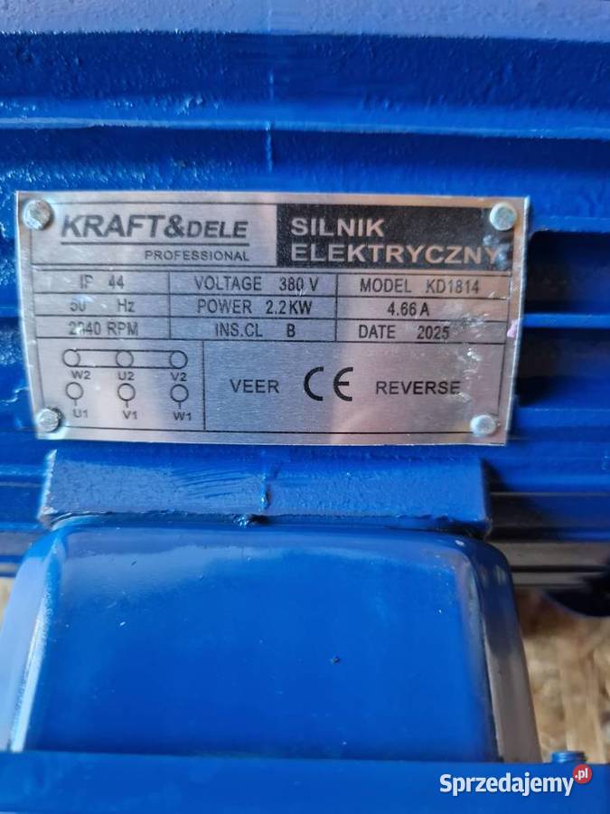 SILNIK ELEKTRYCZNY 22KW 380V 2840rpm SOLIDNY Pozostałe Głogowa