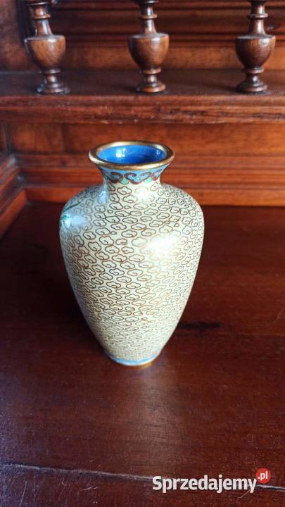 Wazonik z gałązka kwitnącąChoisonne Gdańsk