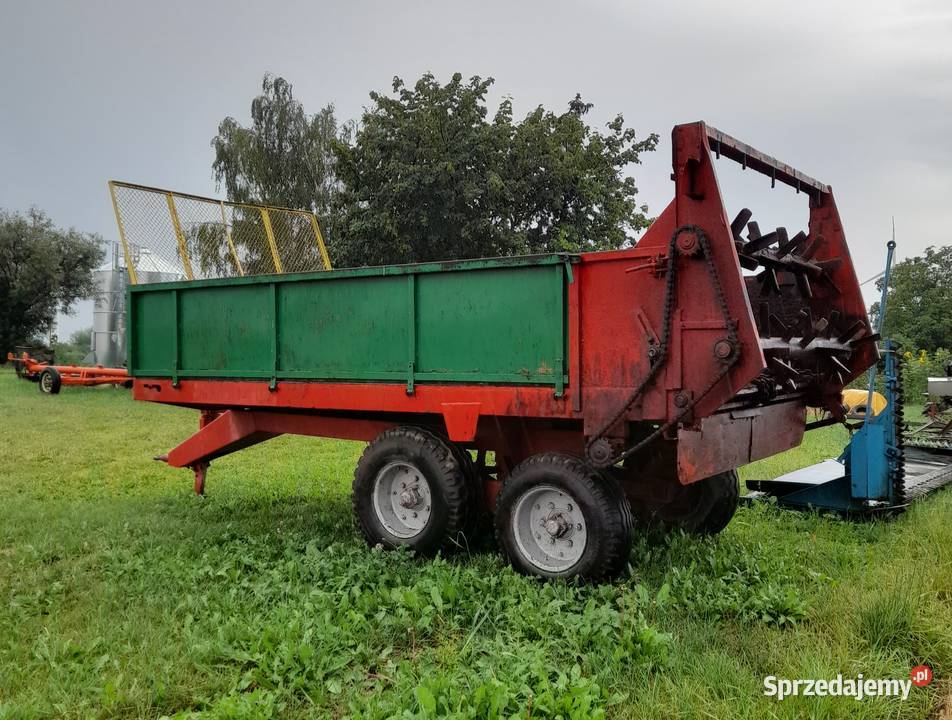 Rozrzutnik obornika 6 ton tandem nieuszkodzony Gawłowice sprzedam
