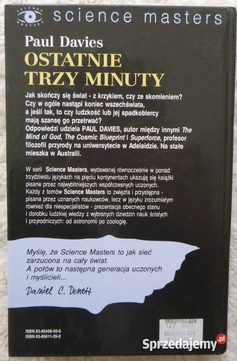 Ostatnie trzy minuty Paul Davies Warszawa