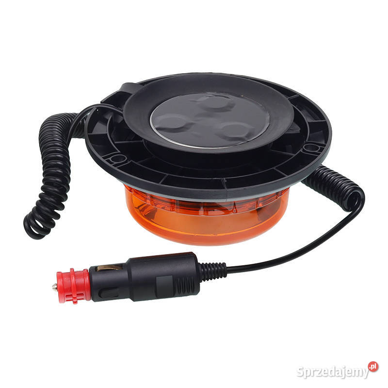 LAMPA OSTRZEGAWCZA KOGUT NISKA MAGNES 3 OTWORY uniwersalne Lampy ostrzegawcze, koguty sprzedam