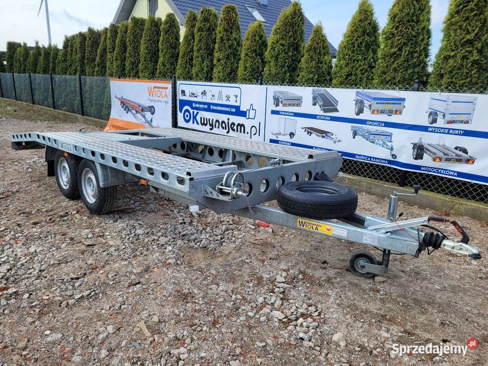 Wypożyczalnia Wynajem Przyczepa Laweta 1825kg Nasiegniewo