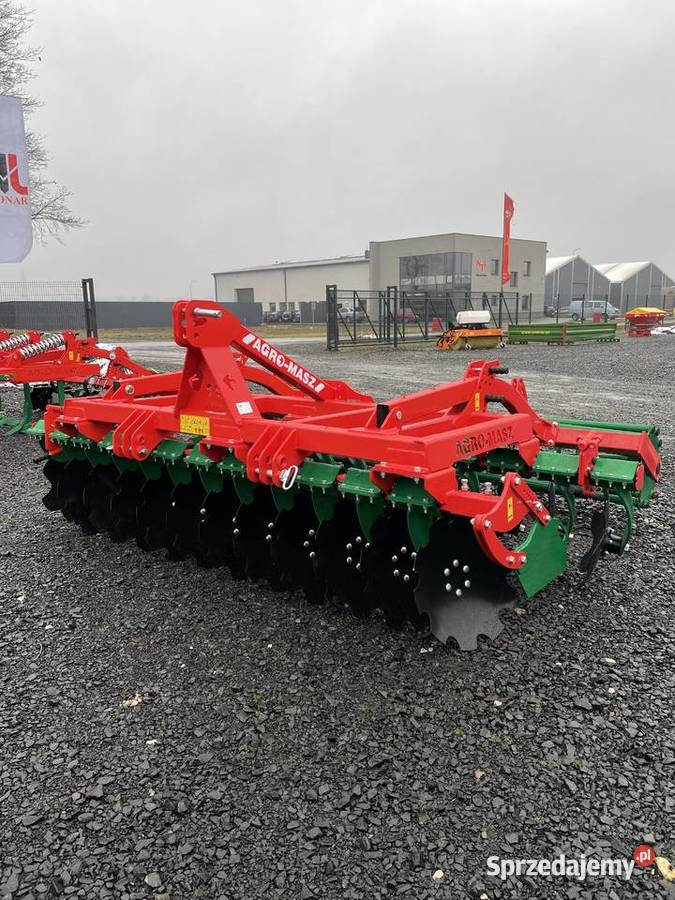 Brona talerzowa BT z wałem rurowym 3 m AGROMASZ