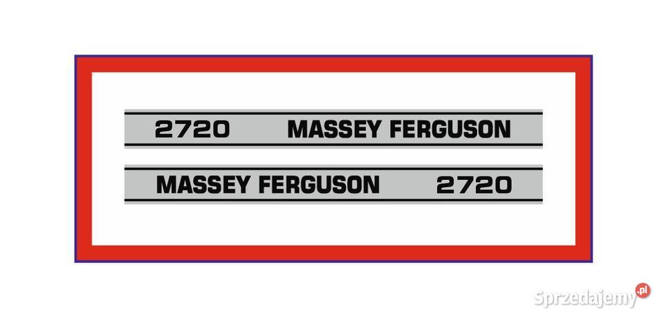 Naklejki Massey Ferguson 2720 Ciągnik Traktor warmińsko-mazurskie sprzedam