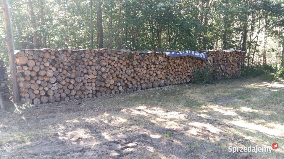 Drewno drzewo opałowe Sosna pieńki wałki Siemiatycze