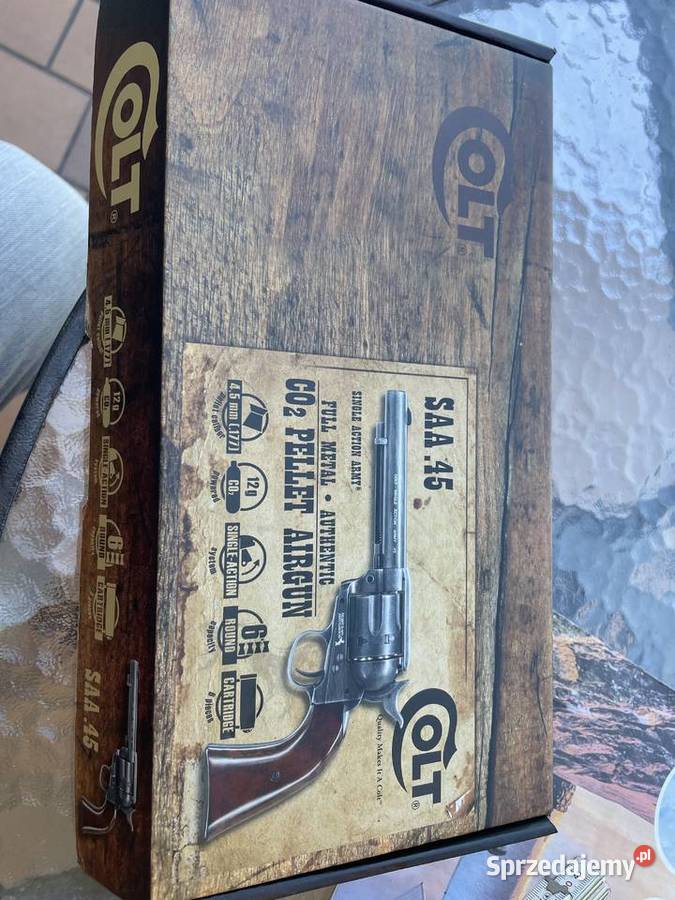 Wiatrówka colt45 mm energia poniżej 17 juli nie