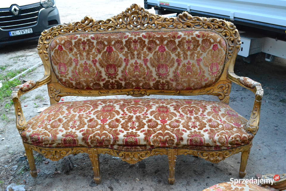 Zestaw pałacowy fotel sofa Meble Gorzów Wielkopolski sprzedam