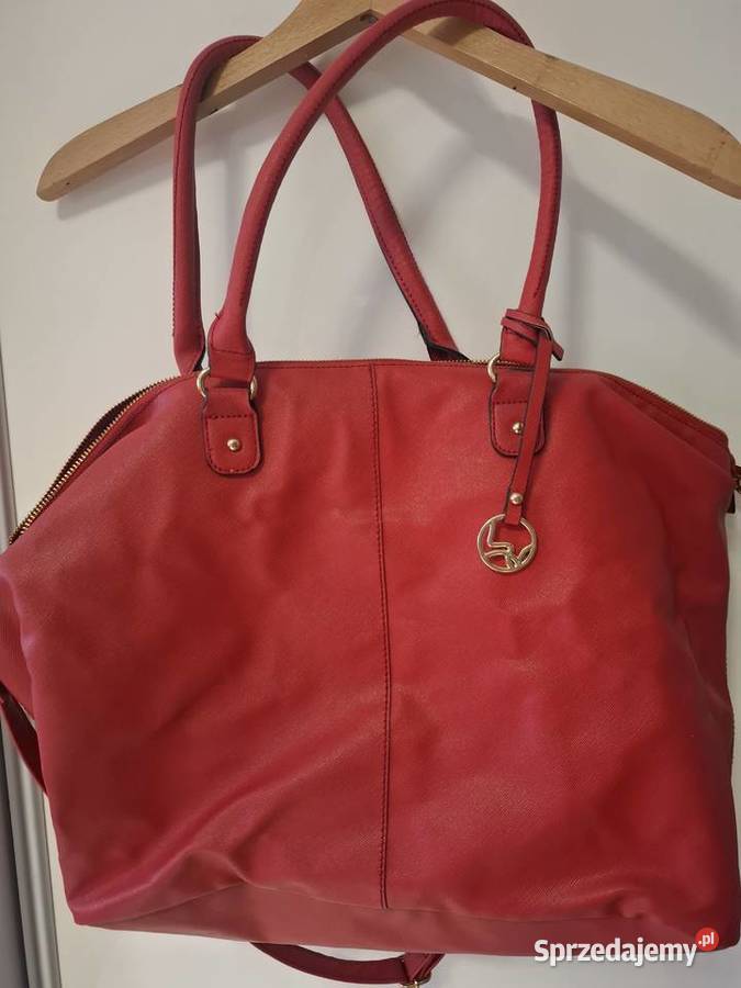 Czerwona duża torba Kielce sprzedam