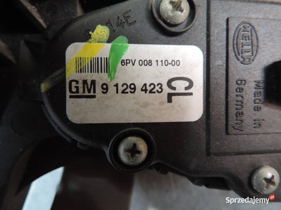 PEDAŁ POTENCJOMETR GAZU OPEL CORSA C 12