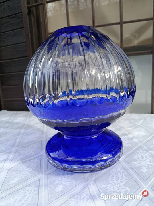 Wazon kryształowy kobalt mazowieckie Warszawa