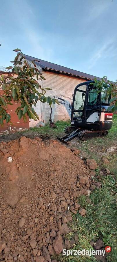 Minikoparka bobcat e16 mazowieckie Pułtusk