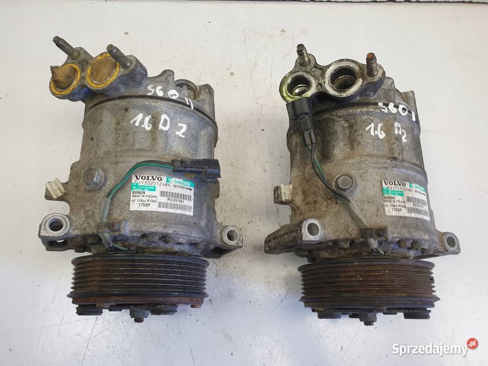 SPRĘŻARKA KLIMATYZACJI Volvo S60 II 16 D2 osobowe Kompresory klimatyzacji