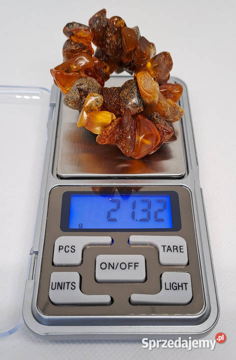 Bransoletka z bursztynu bursztyn bałtycki bryłki