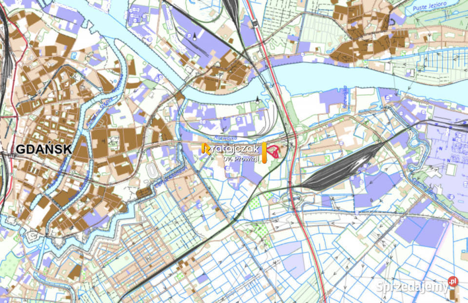 Grunt 12666m2 Gdańsk Prosta gaz