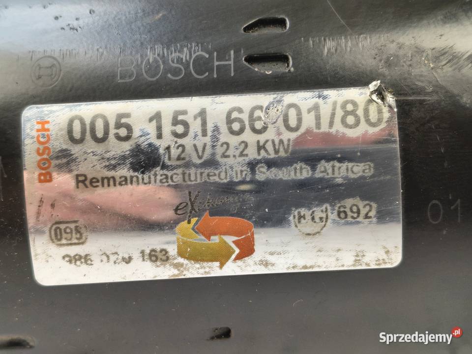 ROZRUSZNIK Mercedes W202 22 CDI bosch 0051516601