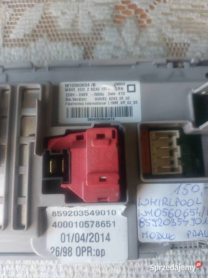 WHIRLPOOL W10560654B 859203549010 MODUŁ PRALKI Nowy Sącz