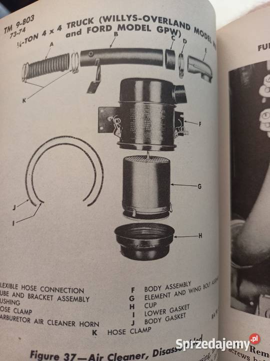 Willys MB Ford GPW filtr powietrza Bydgoszcz