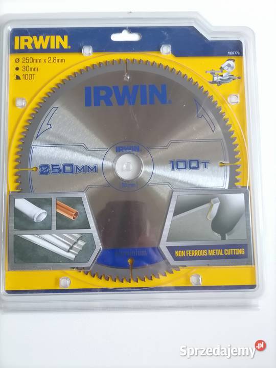 Irwin tarcza do cięcia aluminium 250x30mm 100z Komorniki