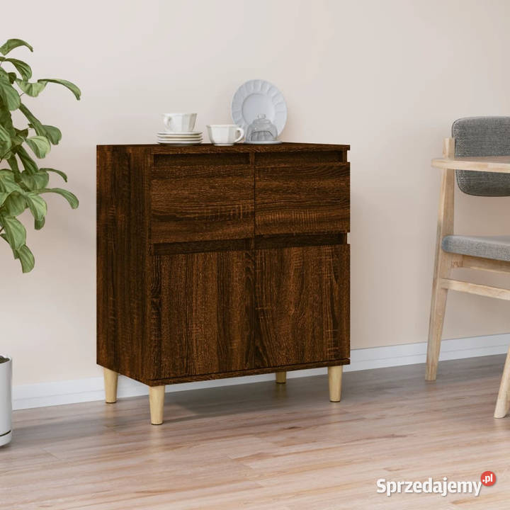 Komoda brązowy dąb 60x35x70 materiał Warszawa