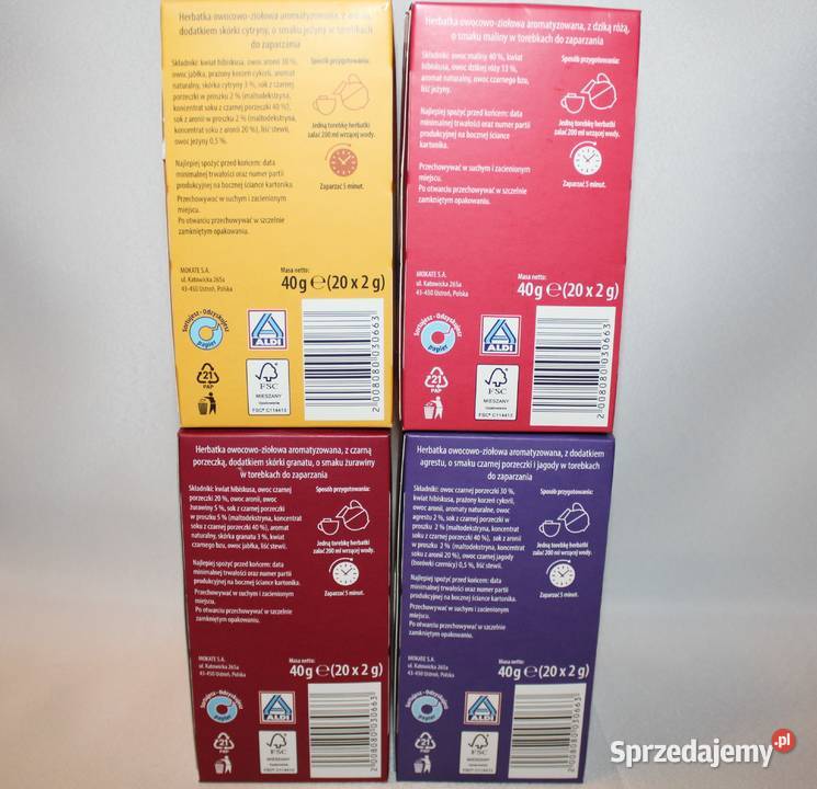 Herbata Westminster porzeczka jagoda agrest Stare Miasto