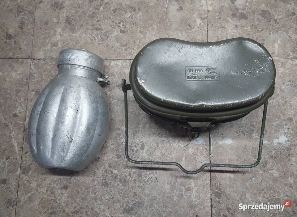 Stara wojskowa menażka i manierka Tczew sprzedam