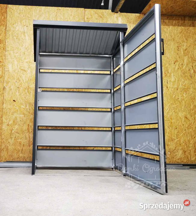 Wiata śmietnikowa spad tył 09x05m Antracyt Tarnów