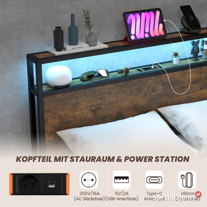 Łóżka podwójne loft Chorzów