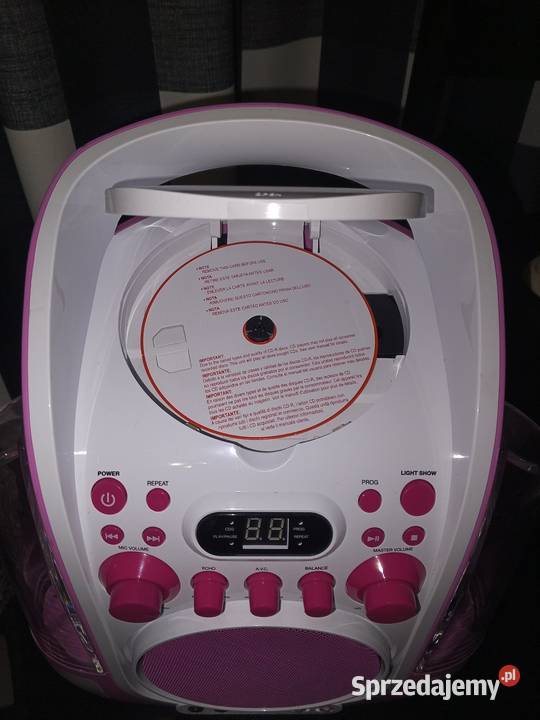 Wieża karaoke 2 mikrofony Biała Rawska