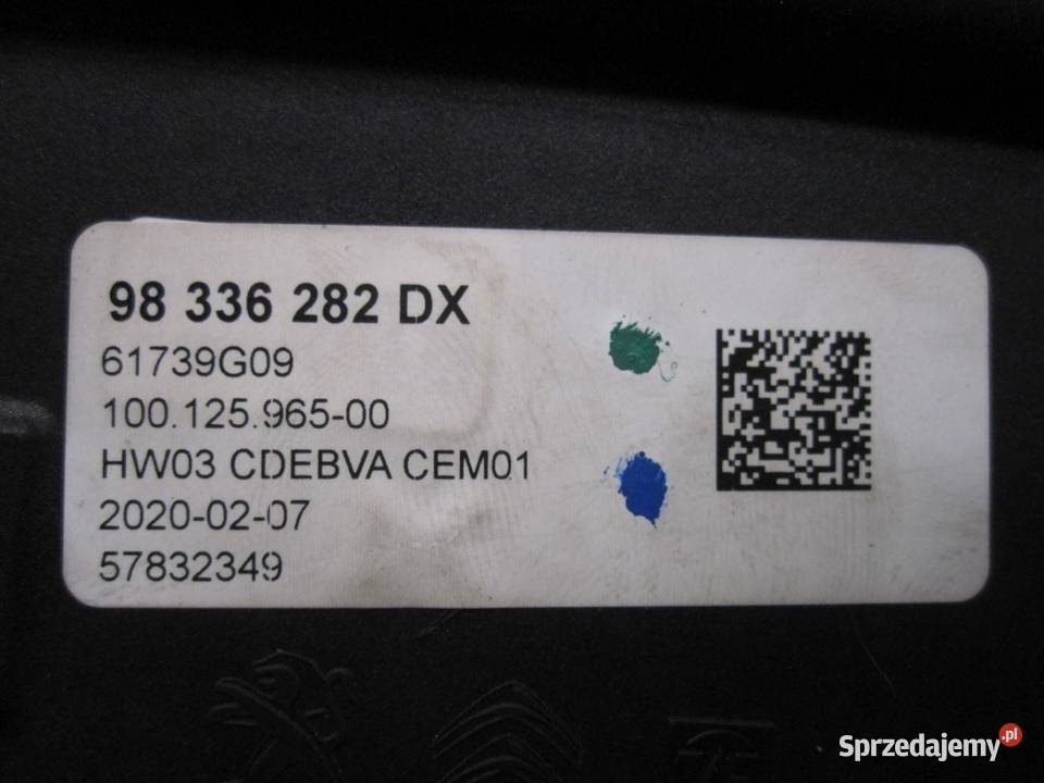 PEUGEOT 2008 II GT LINE 22r wybierak dźwignia świętokrzyskie Kielce