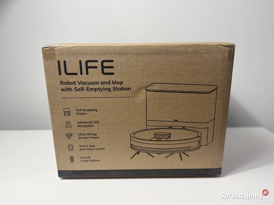 ROBOT SPRZĄTAJĄCY ILIFE A12 PRO BIAŁY KOMPLET Śrem