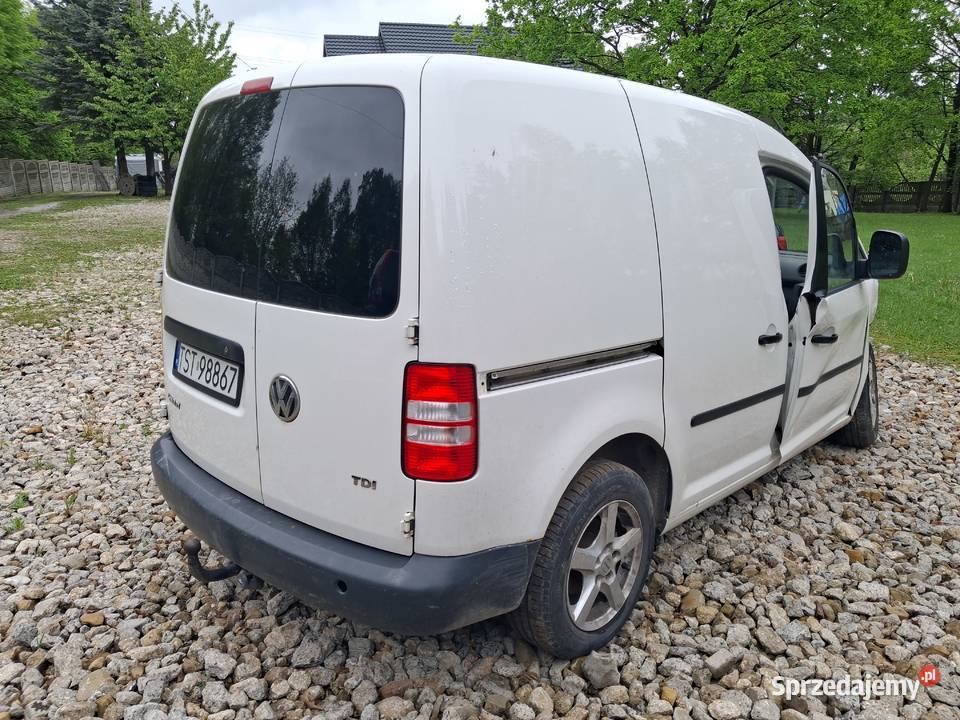 VW Caddy 16 TDI Ciężarowy Rozbity świętokrzyskie Starachowice