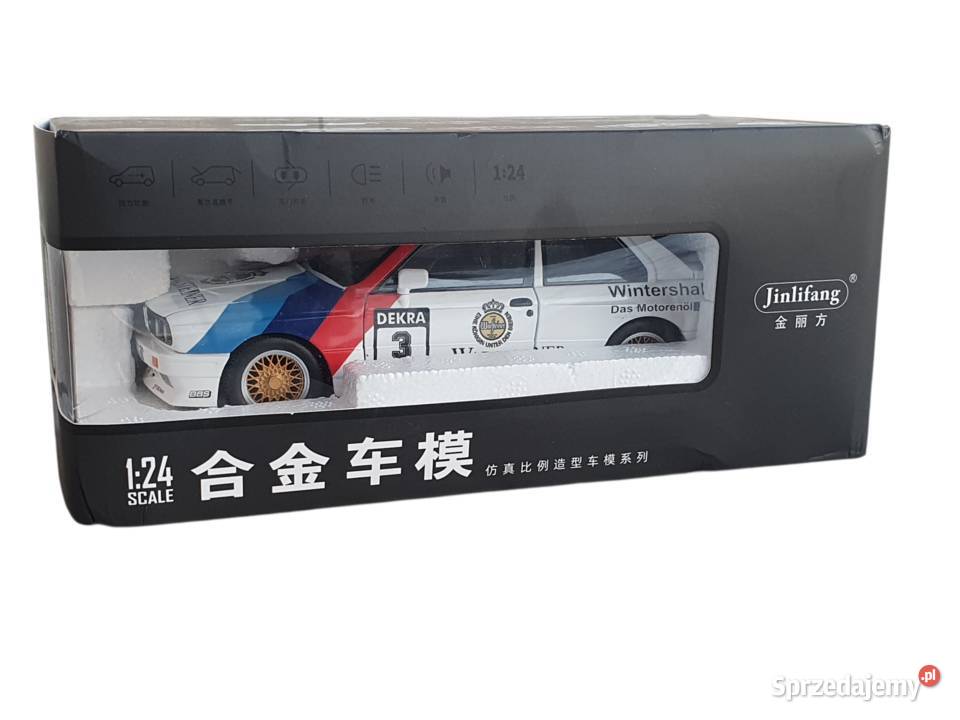 Model samochodu BMW E30 M3 skala 124 wersja 1988 Cieszyn