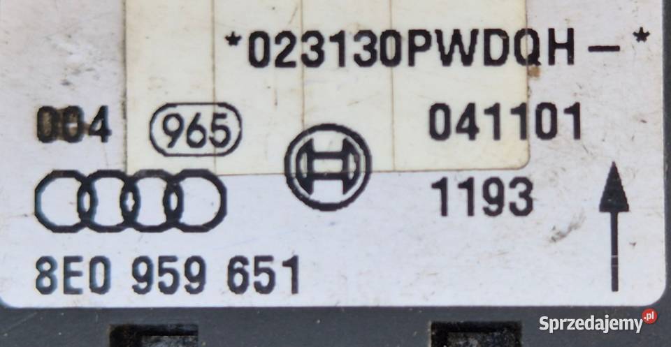CZUJNIK UDERZENIA AUDI A4 B6 AUDI A4 B7 świętokrzyskie sprzedam