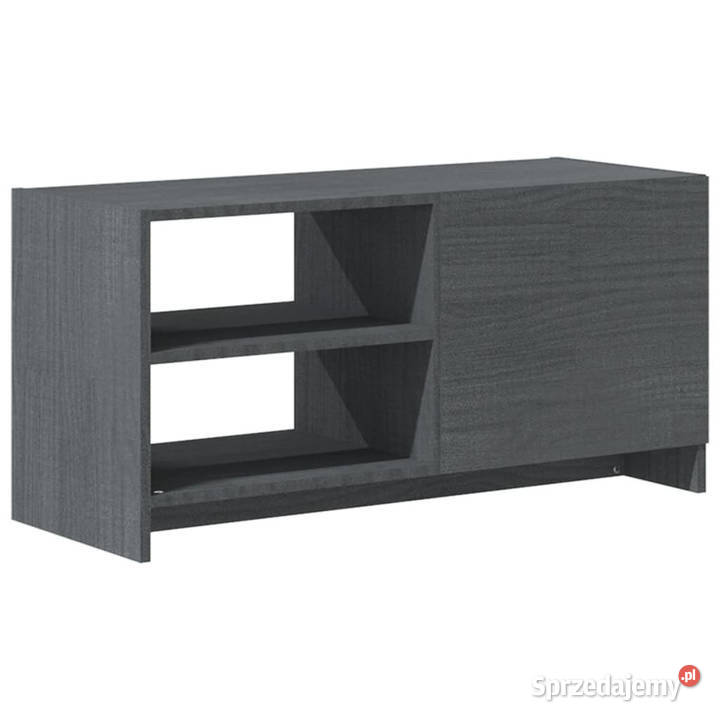 Szafka pod telewizor szara 80x31x39 lite drewno Warszawa