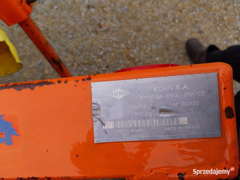 Kosiarka dyskowa Kuhn gmd 801 nieuszkodzony Bolesławiec