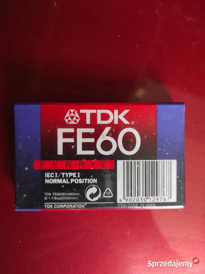 Nowa kaseta magnetofonowa TDK Częstochowa