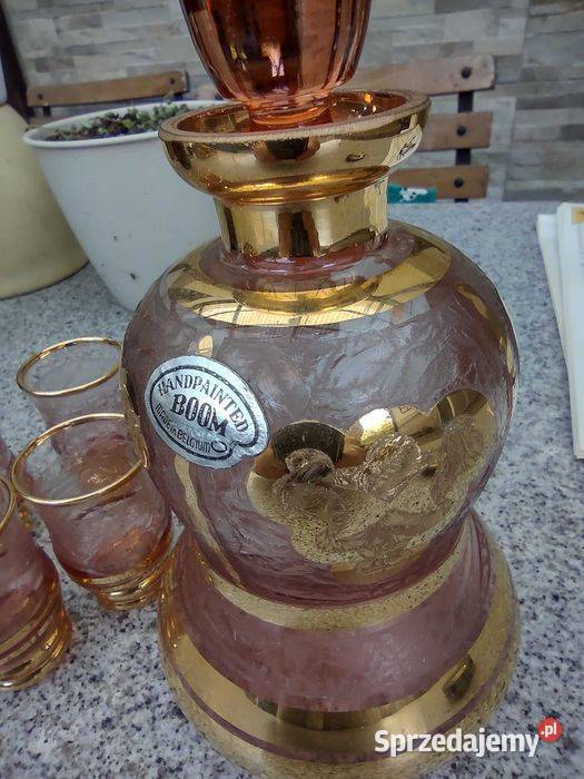 Boom Belgia karafka i kieliszki wielkopolskie Poznań