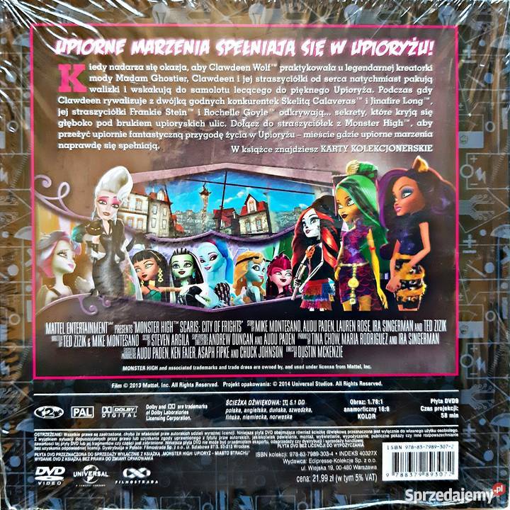 MONSTER HIGH UPIORYŻ MIASTO STRACHU TOM 4 wielkopolskie Kalisz