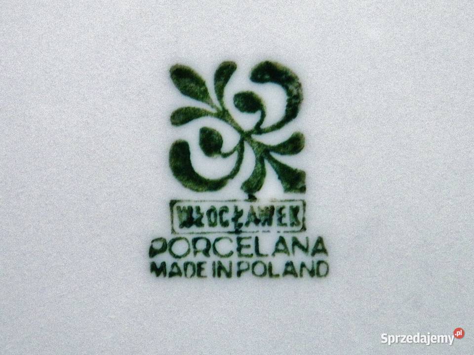 6 talerzy obiadowych płaskich Porcelana Włcławek Porcelana i szkło