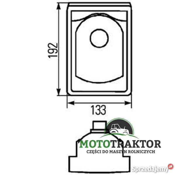 Lampa tylna kierunkowskazu Fendt 822 824 826 922 Łążynek