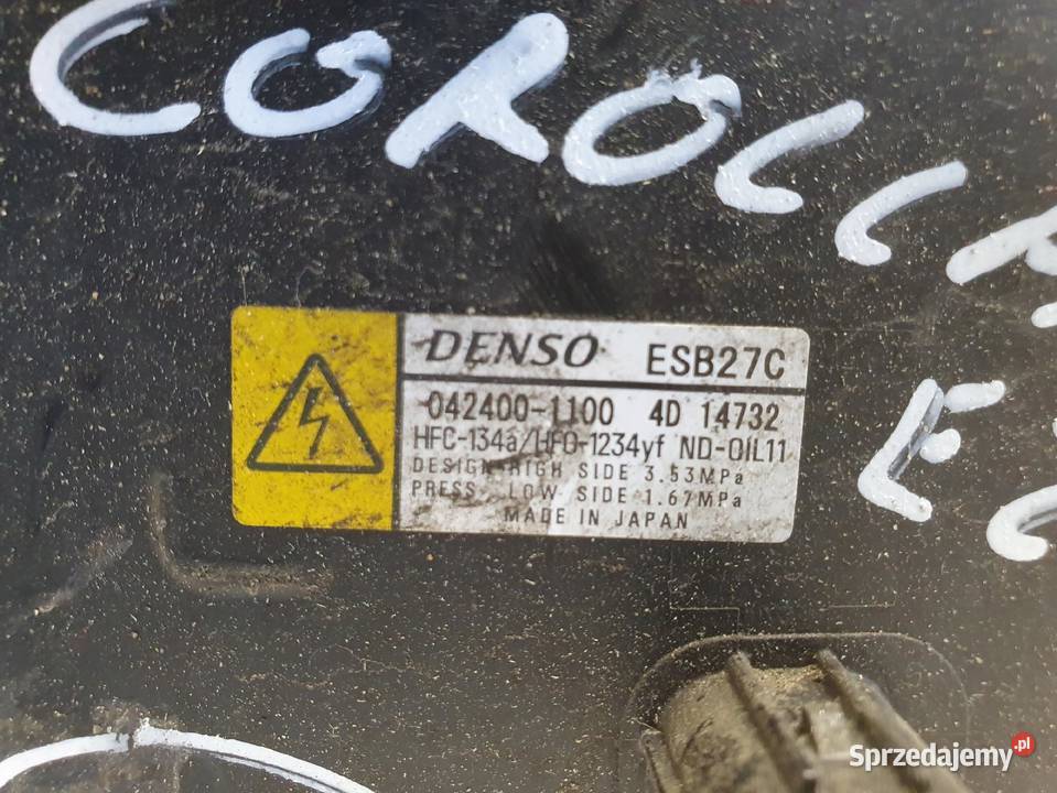 SPRĘŻARKA KLIMATYZACJI Toyota RAV4 V kompresor osobowe Chełm sprzedam