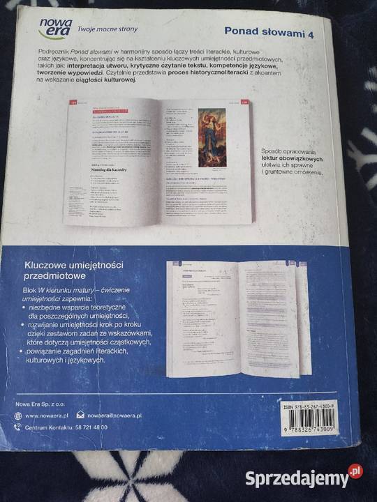 podręcznik Ponad słowami 4 język polski sprzedam