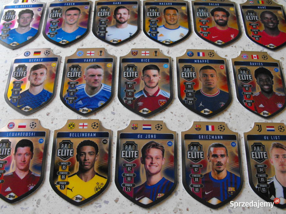 MATCH ATTAX topps komplet PRO ELITE Champions Mykanów
