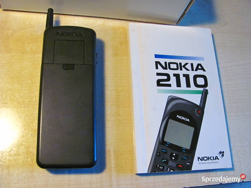 Stary telefon komórkowy NOKIA 2110 w pudełku Łódź